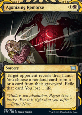 Agonizing Remorse (Foil Etched) [Strixhaven: Mystical Archive] | Tabernacle Games