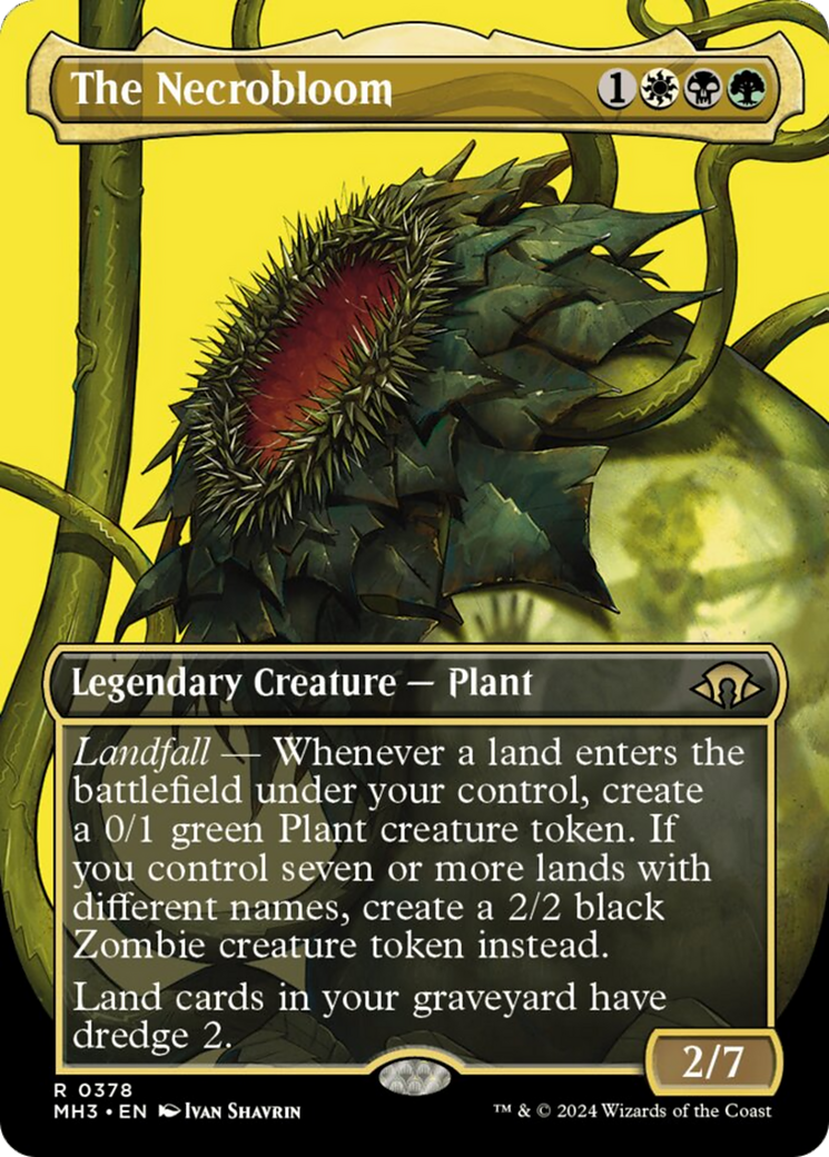 The Necrobloom (Borderless) [Modern Horizons 3] | Tabernacle Games