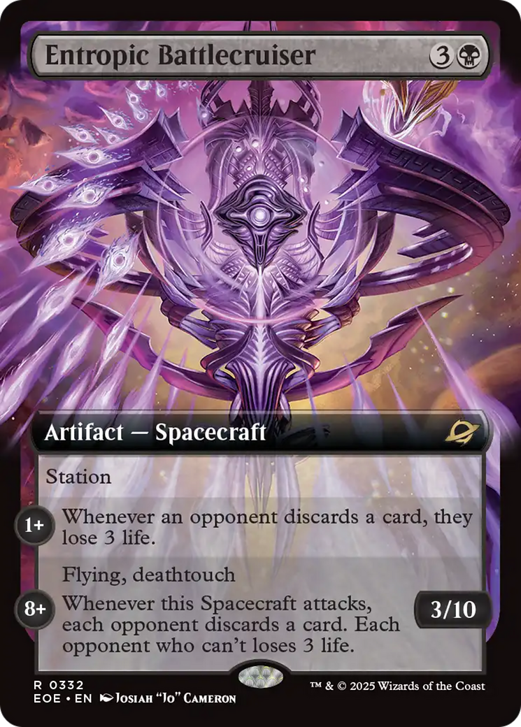 Entropic Battlecruiser (Extended Art) [Edge of Eternities] | Tabernacle Games