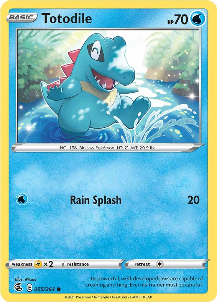 Totodile (055/264) [Sword & Shield: Fusion Strike] | Tabernacle Games