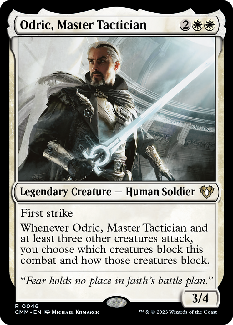 Odric, Master Tactician [Commander Masters] | Tabernacle Games
