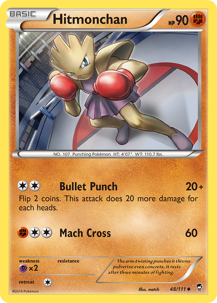 Hitmonchan (48/111) [XY: Furious Fists] | Tabernacle Games