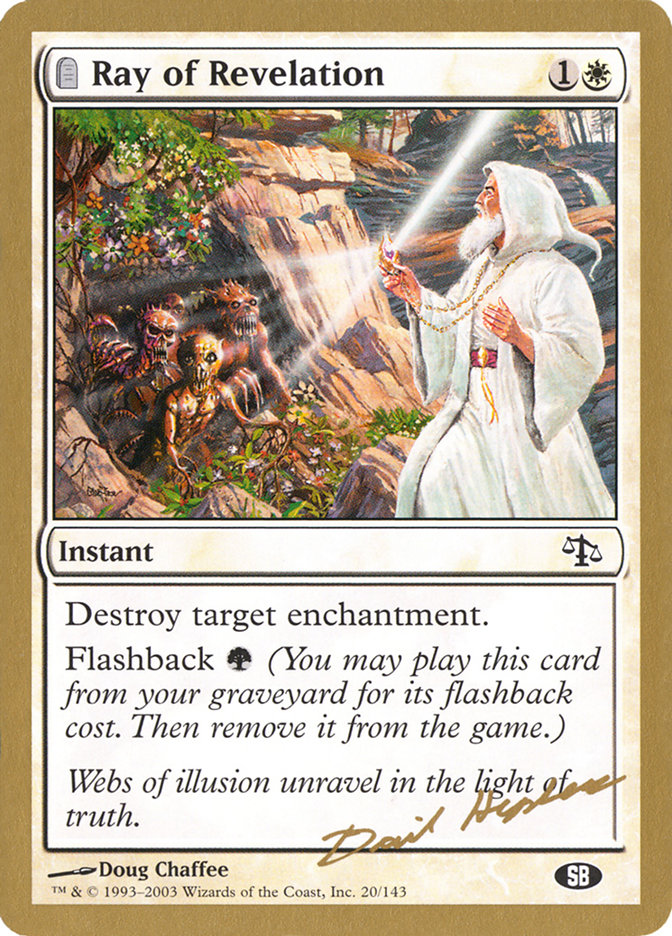 Ray of Revelation (Dave Humpherys) (SB) [World Championship Decks 2003] | Tabernacle Games