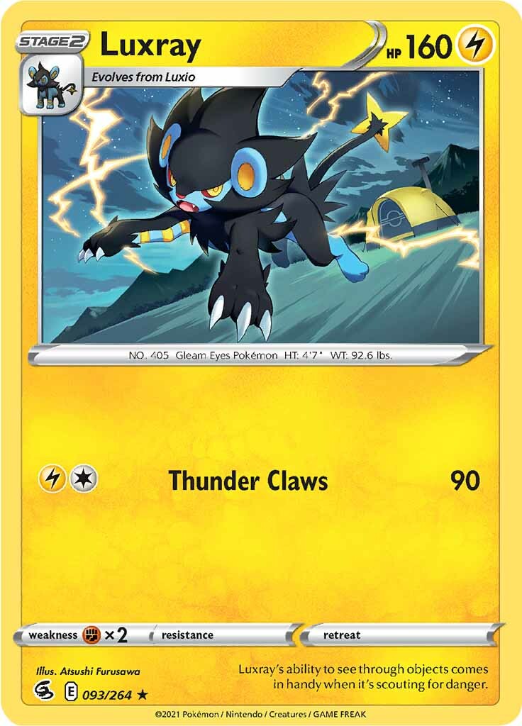 Luxray (093/264) [Sword & Shield: Fusion Strike] | Tabernacle Games