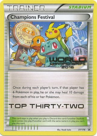 Champions Festival 2016 Top Thirty Two (XY176) [XY: Black Star Promos] | Tabernacle Games