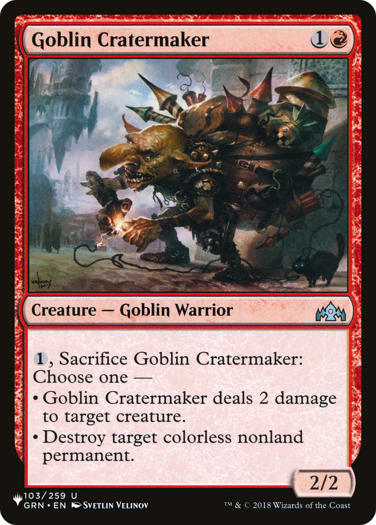 Goblin Cratermaker [The List Reprints] | Tabernacle Games