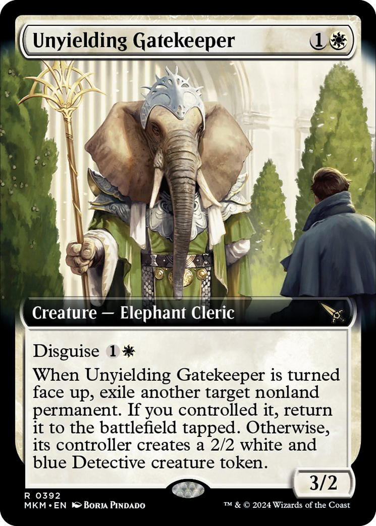 Unyielding Gatekeeper (Extended Art) [Murders at Karlov Manor] | Tabernacle Games