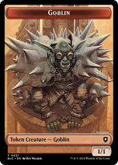 Illusion // Goblin Double-Sided Token [Bloomburrow Commander Tokens] | Tabernacle Games