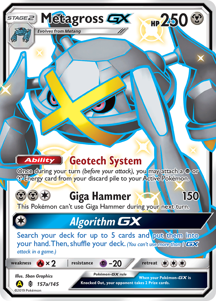 Metagross GX (157a/145) [Alternate Art Promos] | Tabernacle Games