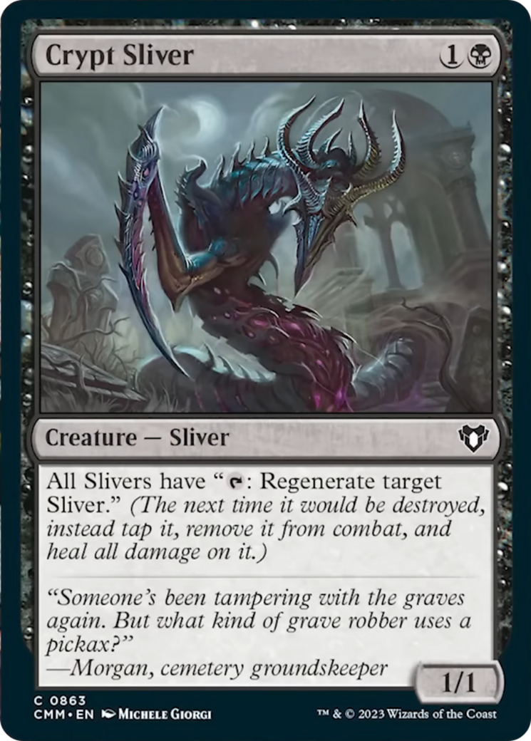 Crypt Sliver [Commander Masters] | Tabernacle Games