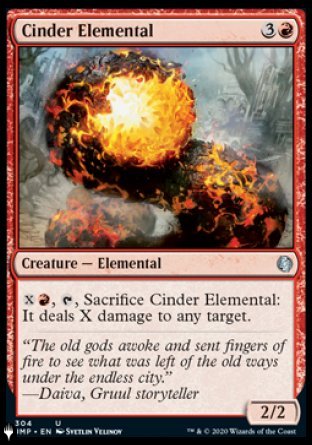 Cinder Elemental [The List] | Tabernacle Games