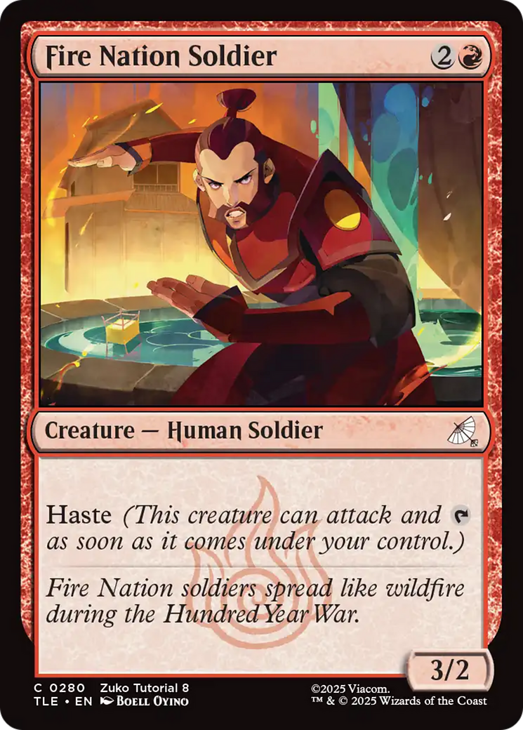 Fire Nation Soldier (0280) [Avatar: The Last Airbender: Eternal-Legal] | Tabernacle Games