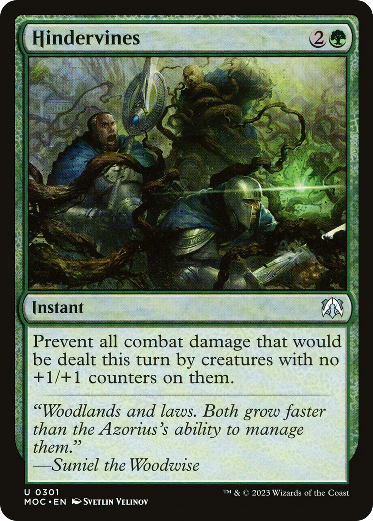 Hindervines [March of the Machine Commander] | Tabernacle Games