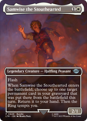 Samwise the Stouthearted (Borderless Alternate Art) [The Lord of the Rings: Tales of Middle-Earth] | Tabernacle Games