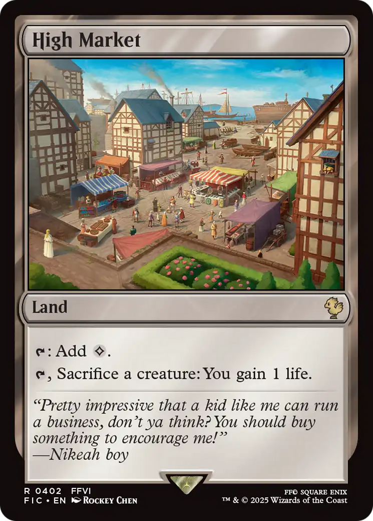 High Market [FINAL FANTASY Commander] | Tabernacle Games