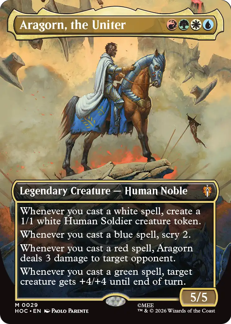 Aragorn, the Uniter (Borderless) [The Hobbit: Eternal-Legal] | Tabernacle Games