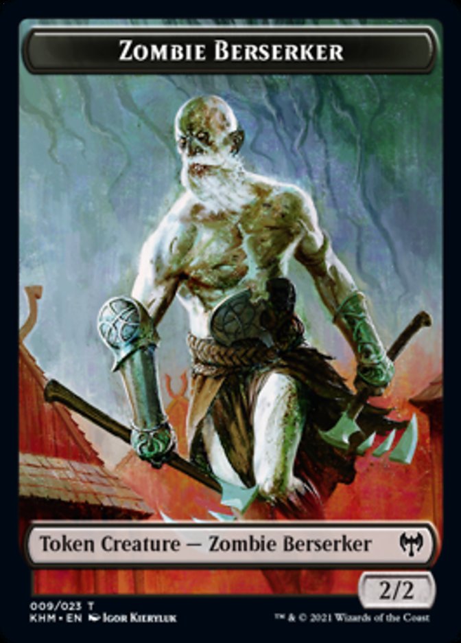 Zombie Berserker Token [Kaldheim Tokens] | Tabernacle Games