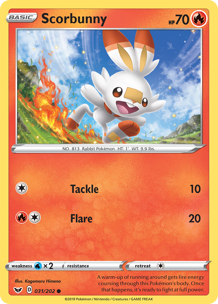 Scorbunny (031/202) [Sword & Shield: Base Set] | Tabernacle Games