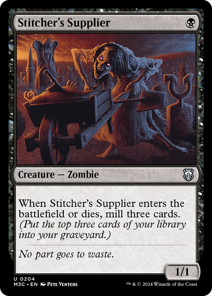 Stitcher's Supplier (Ripple Foil) [Modern Horizons 3 Commander] | Tabernacle Games