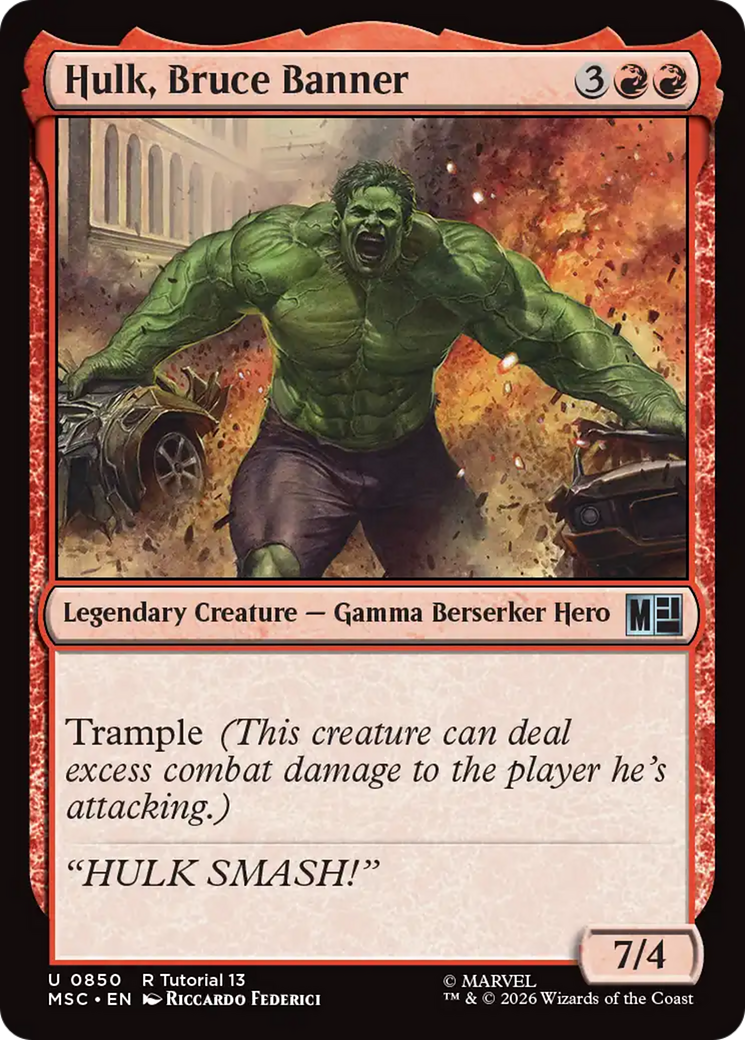 Hulk, Bruce Banner (0850) [Marvel Super Heroes Commander] | Tabernacle Games