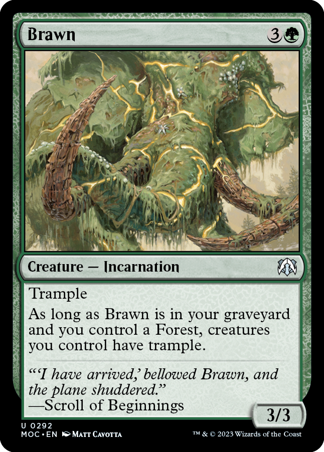 Brawn [March of the Machine Commander] | Tabernacle Games