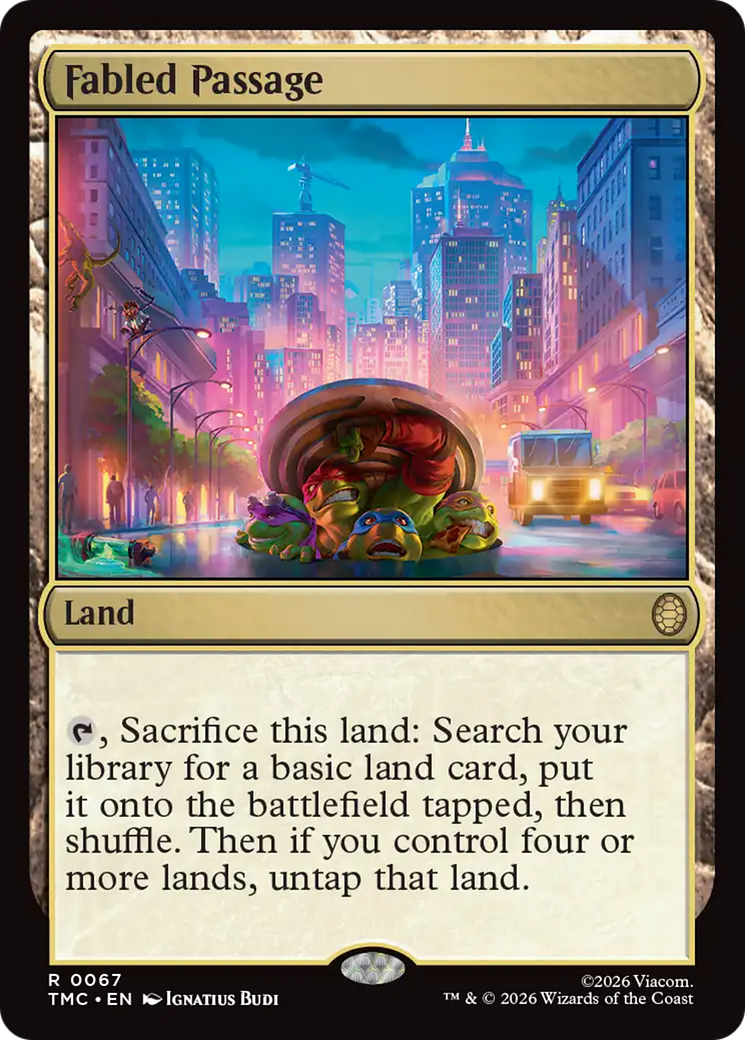 Fabled Passage [Teenage Mutant Ninja Turtles Commander] | Tabernacle Games