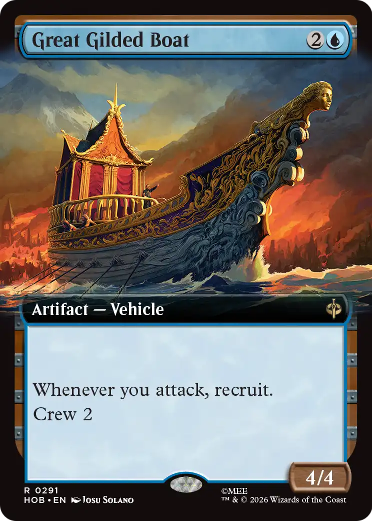 Great Gilded Boat (Extended Art) [The Hobbit] | Tabernacle Games