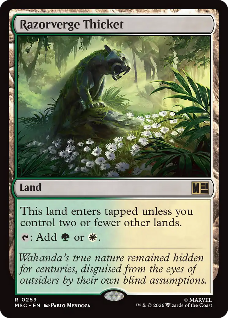 Razorverge Thicket [Marvel Super Heroes Commander] | Tabernacle Games
