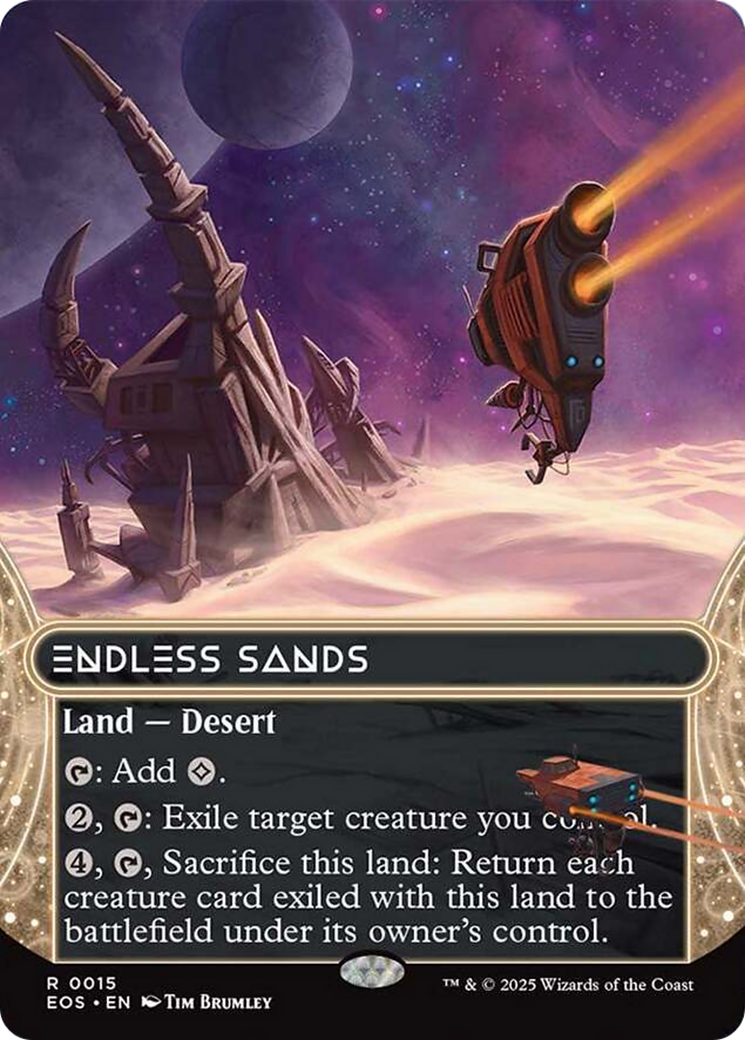 Endless Sands (0008) (Borderless) [Edge of Eternities: Stellar Sights] | Tabernacle Games