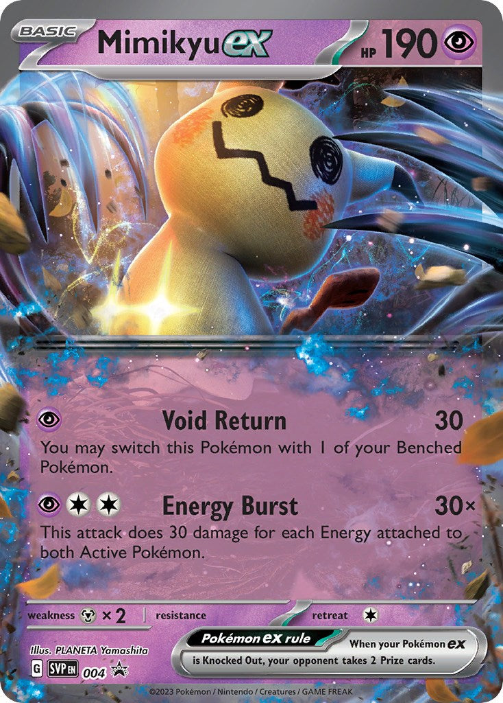 Mimikyu ex (004) (Jumbo Card) [Scarlet & Violet: Black Star Promos] | Tabernacle Games