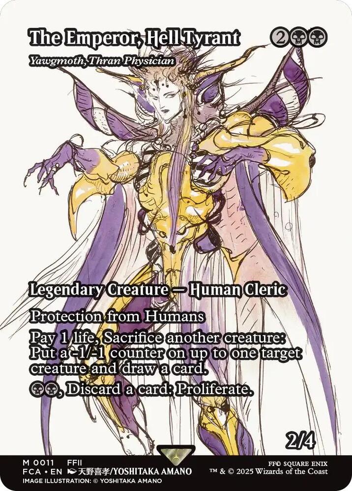 The Emperor, Hell Tyrant - Yawgmoth, Thran Physician (Showcase) [FINAL FANTASY : Through the Ages] | Tabernacle Games