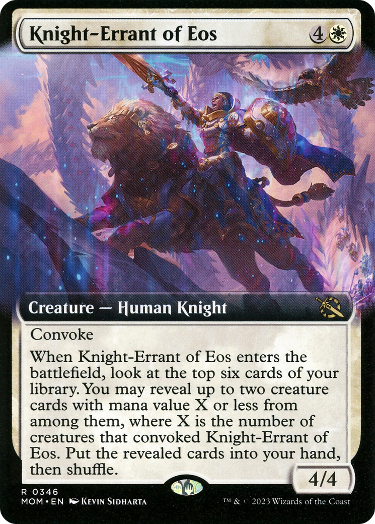 Knight-Errant of Eos (Extended Art) [March of the Machine] | Tabernacle Games