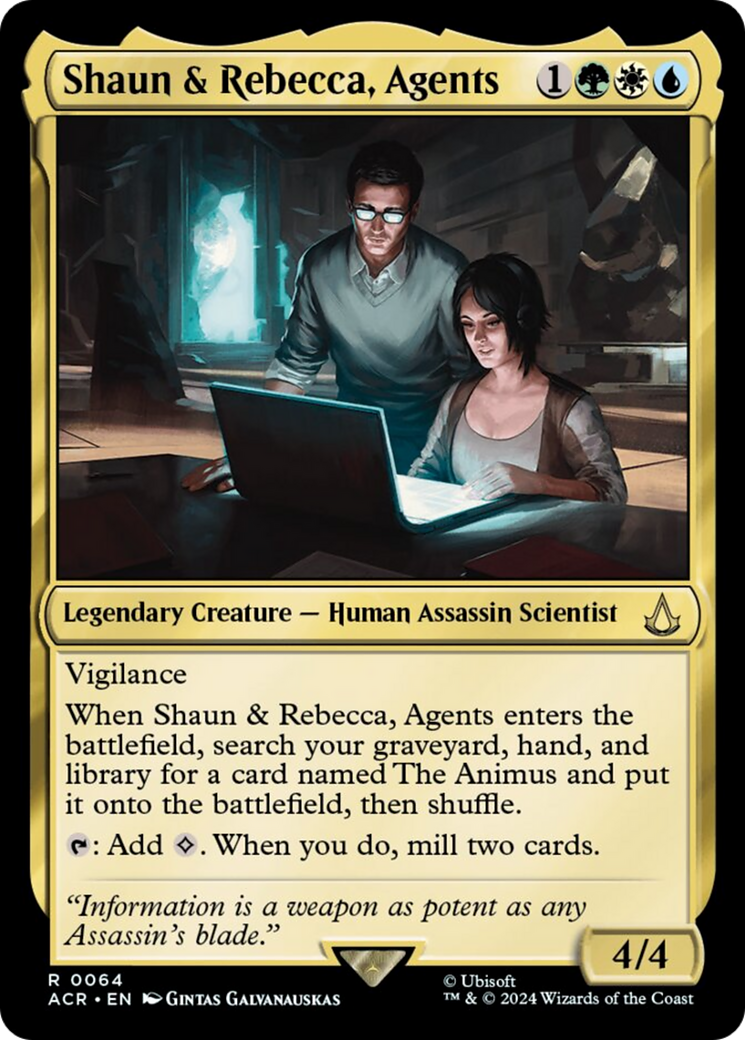 Shaun & Rebecca, Agents [Assassin's Creed] | Tabernacle Games