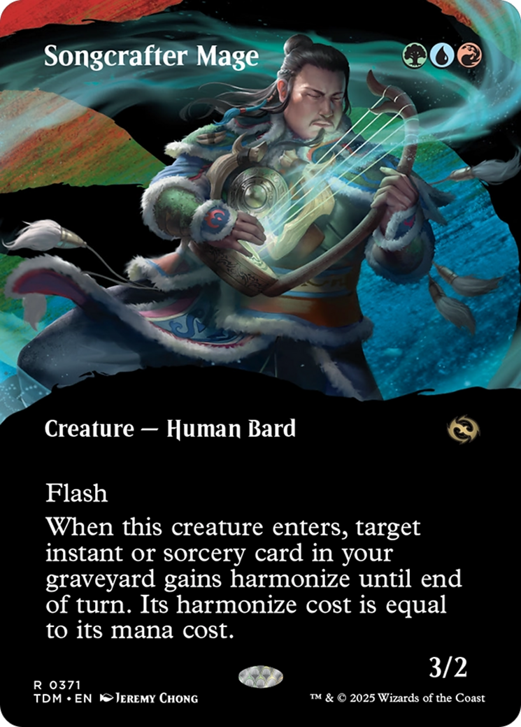 Songcrafter Mage (Borderless) [Tarkir: Dragonstorm] | Tabernacle Games