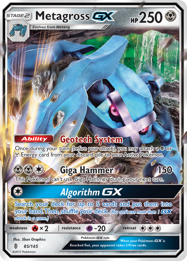 Metagross GX (85/145) [Sun & Moon: Guardians Rising] | Tabernacle Games