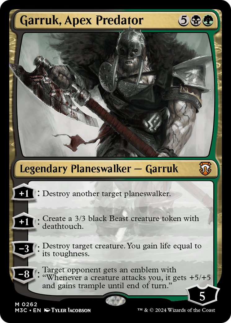 Garruk, Apex Predator (Ripple Foil) [Modern Horizons 3 Commander] | Tabernacle Games