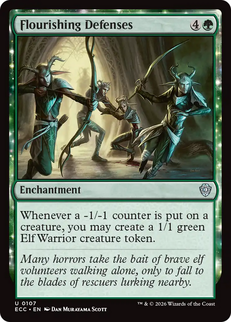 Flourishing Defenses [Lorwyn Eclipsed Commander] | Tabernacle Games