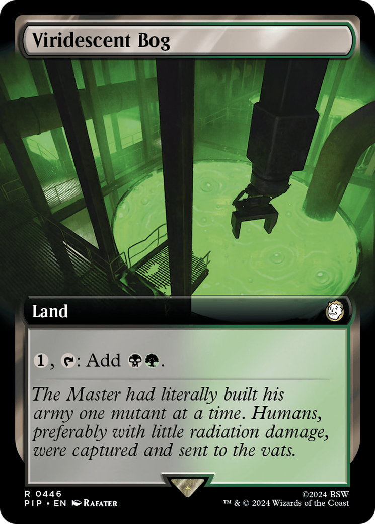 Viridescent Bog (Extended Art) [Fallout] | Tabernacle Games
