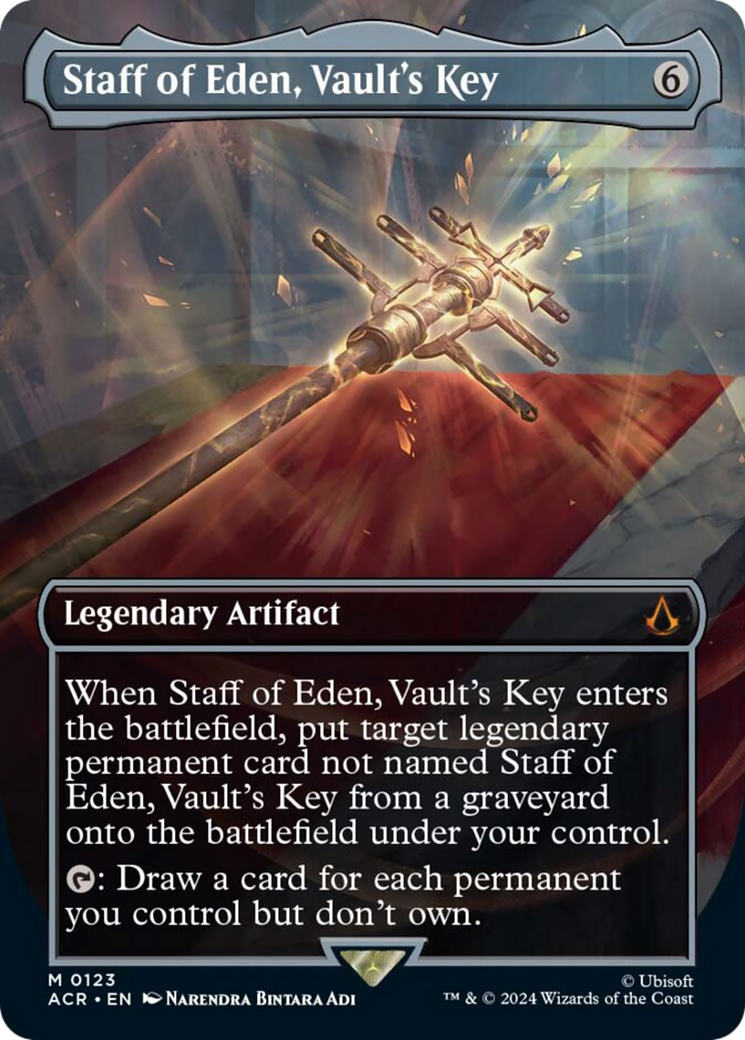 Staff of Eden, Vault's Key (Borderless) [Assassin's Creed] | Tabernacle Games