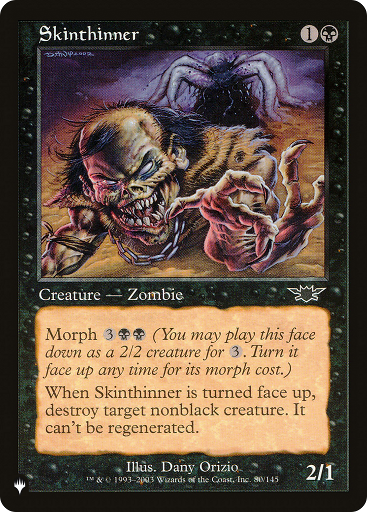 Skinthinner [The List] | Tabernacle Games