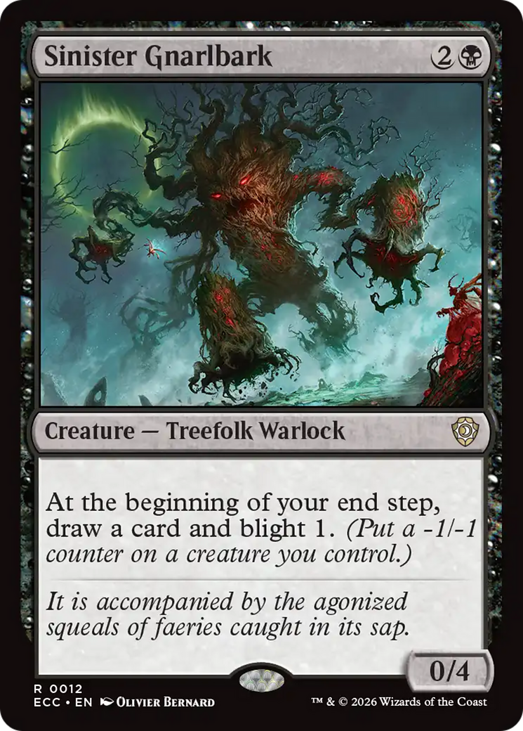 Sinister Gnarlbark [Lorwyn Eclipsed Commander] | Tabernacle Games