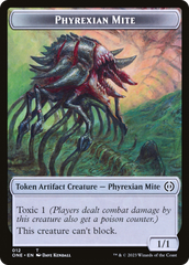 Poison Counter // Phyrexian Mite Double-Sided Token [Phyrexia: All Will Be One Tokens] | Tabernacle Games