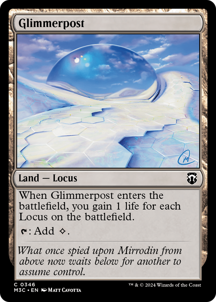 Glimmerpost (Ripple Foil) [Modern Horizons 3 Commander] | Tabernacle Games