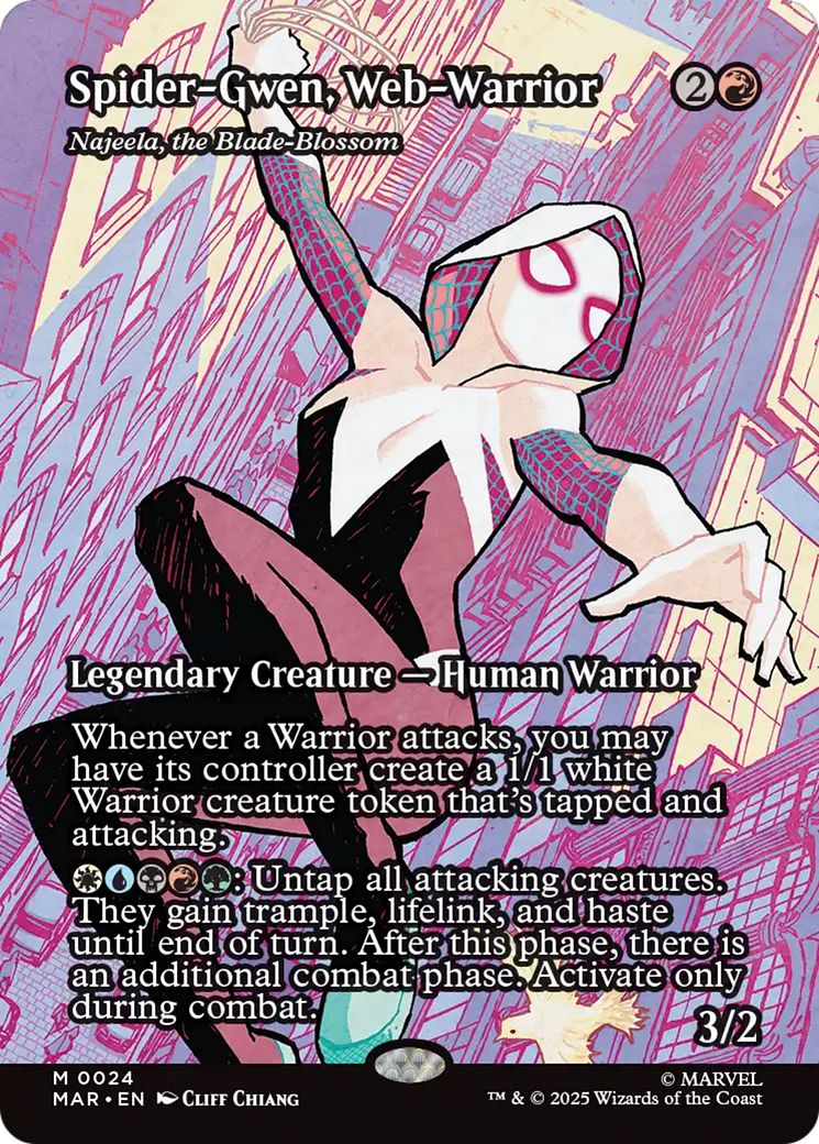 Spider-Gwen, Web-Warrior - Najeela, the Blade-Blossom [Marvel's Spider-Man: Eternal-Legal] | Tabernacle Games