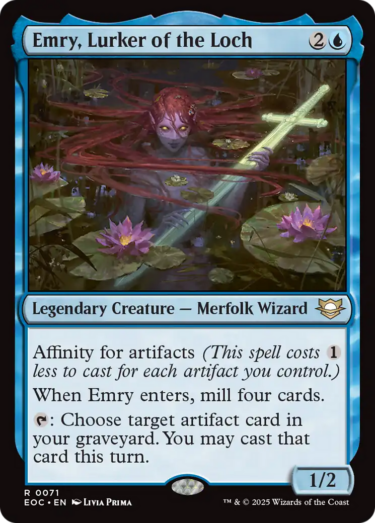Emry, Lurker of the Loch [Edge of Eternities Commander] | Tabernacle Games