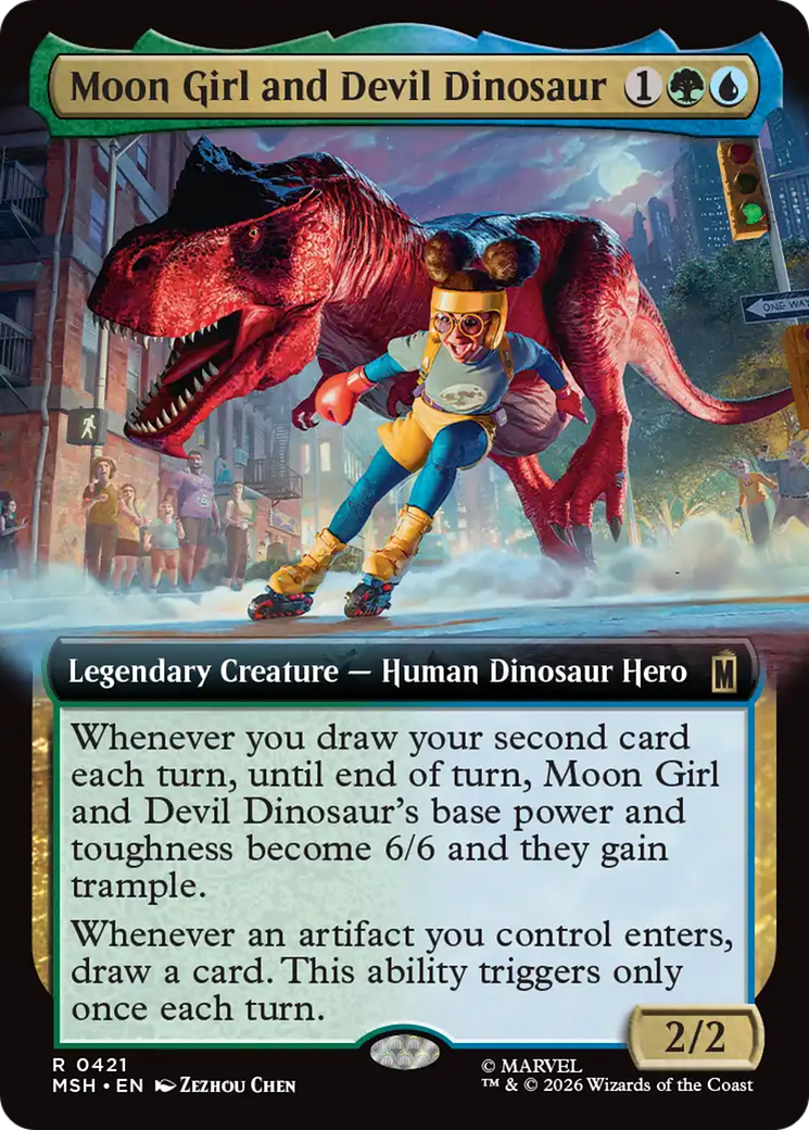 Moon Girl and Devil Dinosaur (Extended Art) [Marvel Super Heroes] | Tabernacle Games