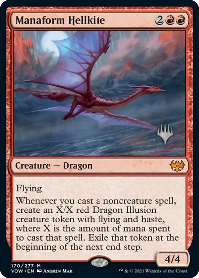 Manaform Hellkite (Promo Pack) [Innistrad: Crimson Vow Promos] | Tabernacle Games