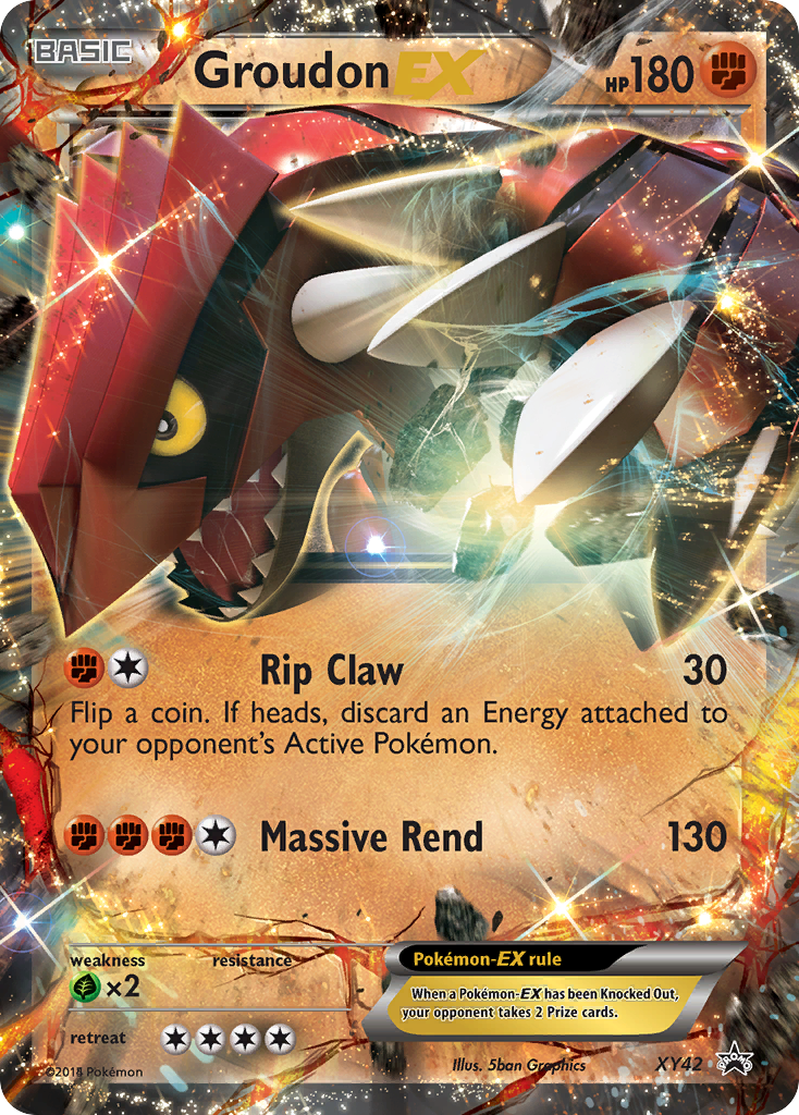 Groudon EX (XY42) [XY: Black Star Promos] | Tabernacle Games