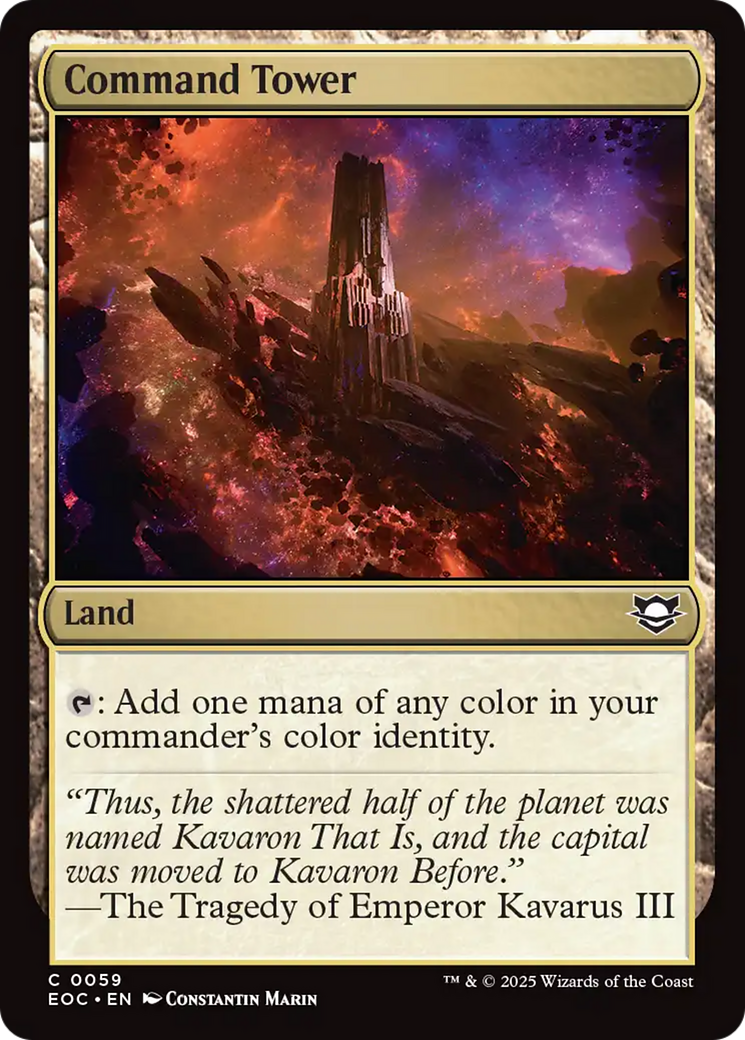 Command Tower [Edge of Eternities Commander] | Tabernacle Games