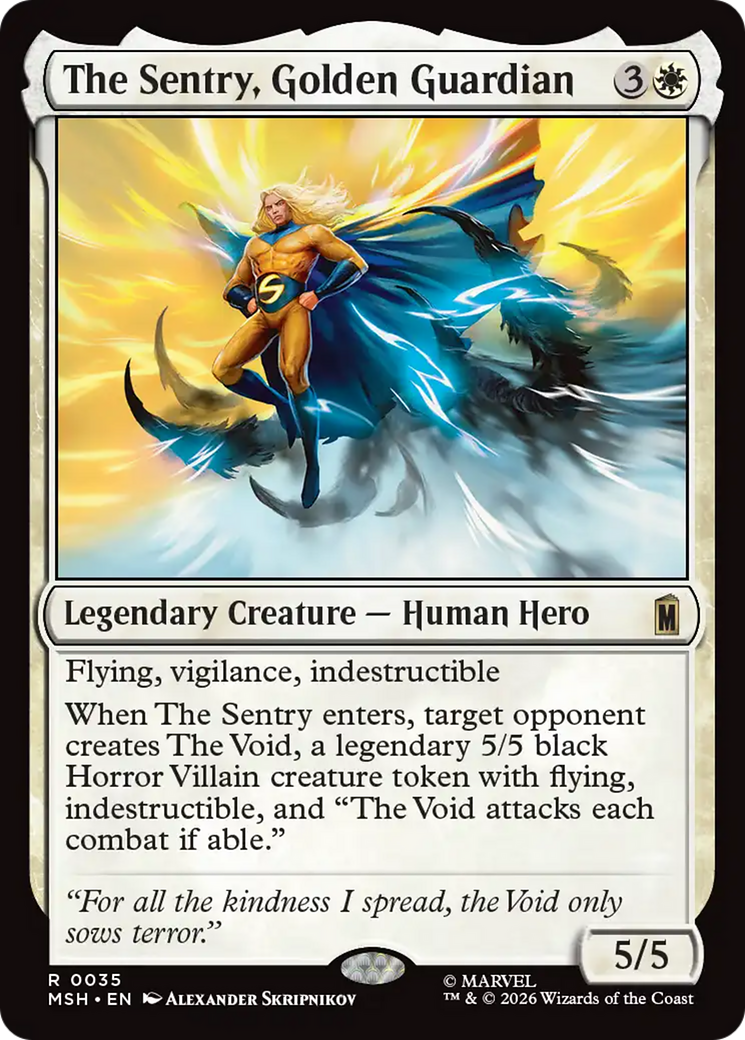 The Sentry, Golden Guardian [Marvel Super Heroes] | Tabernacle Games